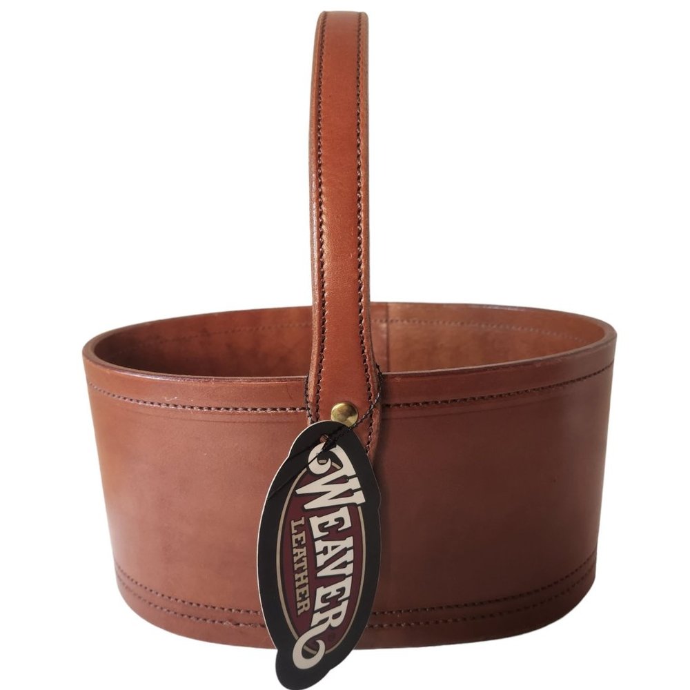Weaver Leather Basket New w/Tag 10" x 7" x 5"